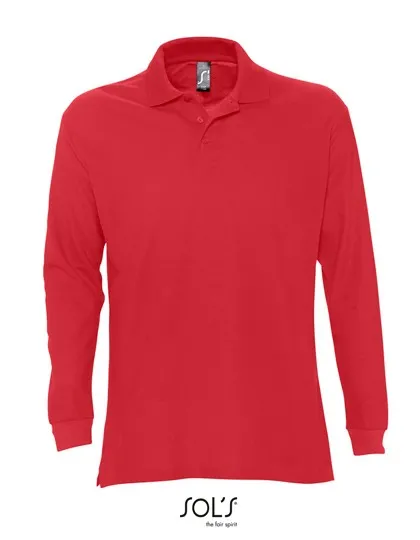 Heren Polo Sols Long Sleeve STAR productfoto