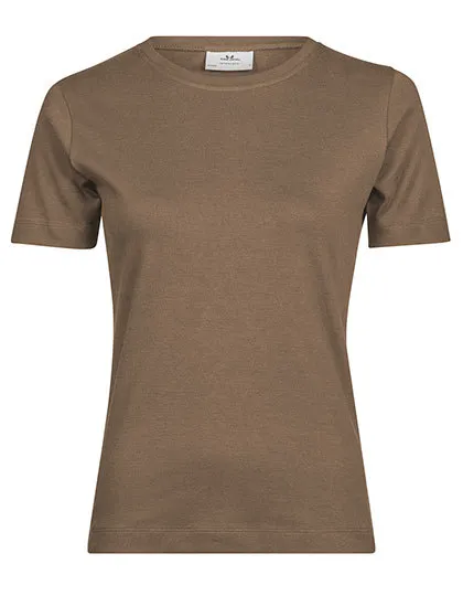 Dames T-shirt Tee Jays Interlock 580 in Dames T-shirt Tee Jays Interlock 580 - Wood