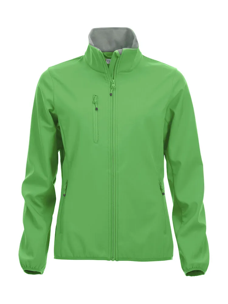 Dames Softshell Jas Clique Basic 020915 in Appel Groen