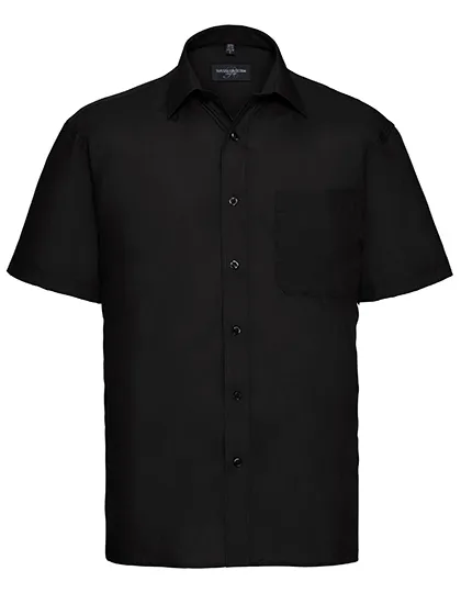 Overhemd Korte Mouw Russell Poplin R-935-M-0 productfoto