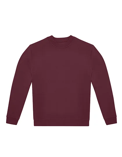 Heren Sweater B&C ID.332 Crew WG004 in Heren Sweater B&C ID.332 Crew WG004 Burgundy