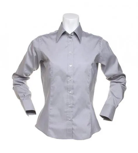 Dames blouse Kustom Kit KK702 lange mouw productfoto