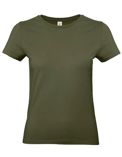 Dames T-shirt B&C E190 TW04T in Dames T-shirt B&C E190 TW04T - Urban Khaki