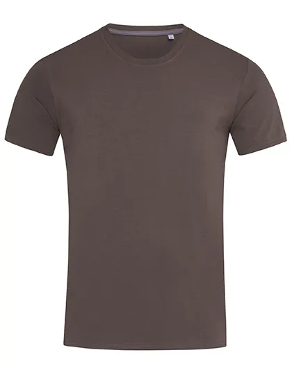 Heren T-shirt Strech Stedman Clive ST9600 in Heren T-shirt Strech Stedman Clive ST9600 - Dark Chocolate