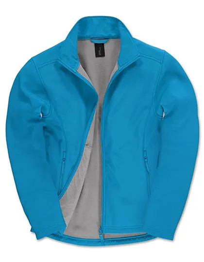 Heren Softshell Jas B&C ID.701 JUI62 in Heren Softshell Jas B&C ID.701 JUI62 Atoll-Ghost Grey