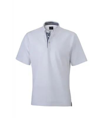 Heren Polo Plain James & Nicholson JN964 productfoto