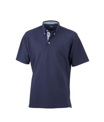 Heren Polo Plain James & Nicholson JN964 productfoto