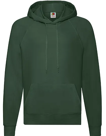 Heren Hoodie Fruit of the Loom Lightweight 62-140-0 in Heren Hoodie Fruit of the Loom Lightweight 62-140-0 Bottle Green