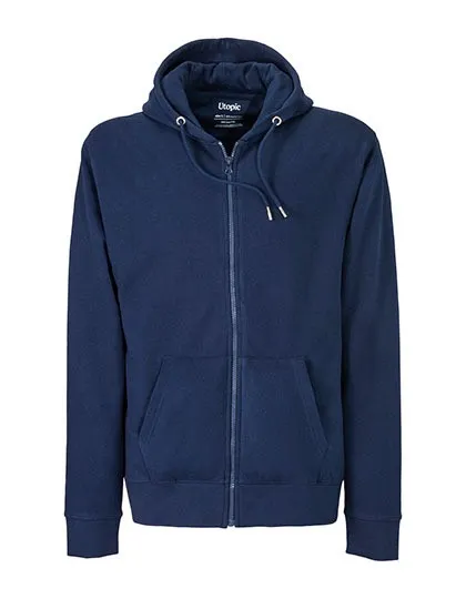 Heren Hoodie met rits Utopic UT23010 productfoto