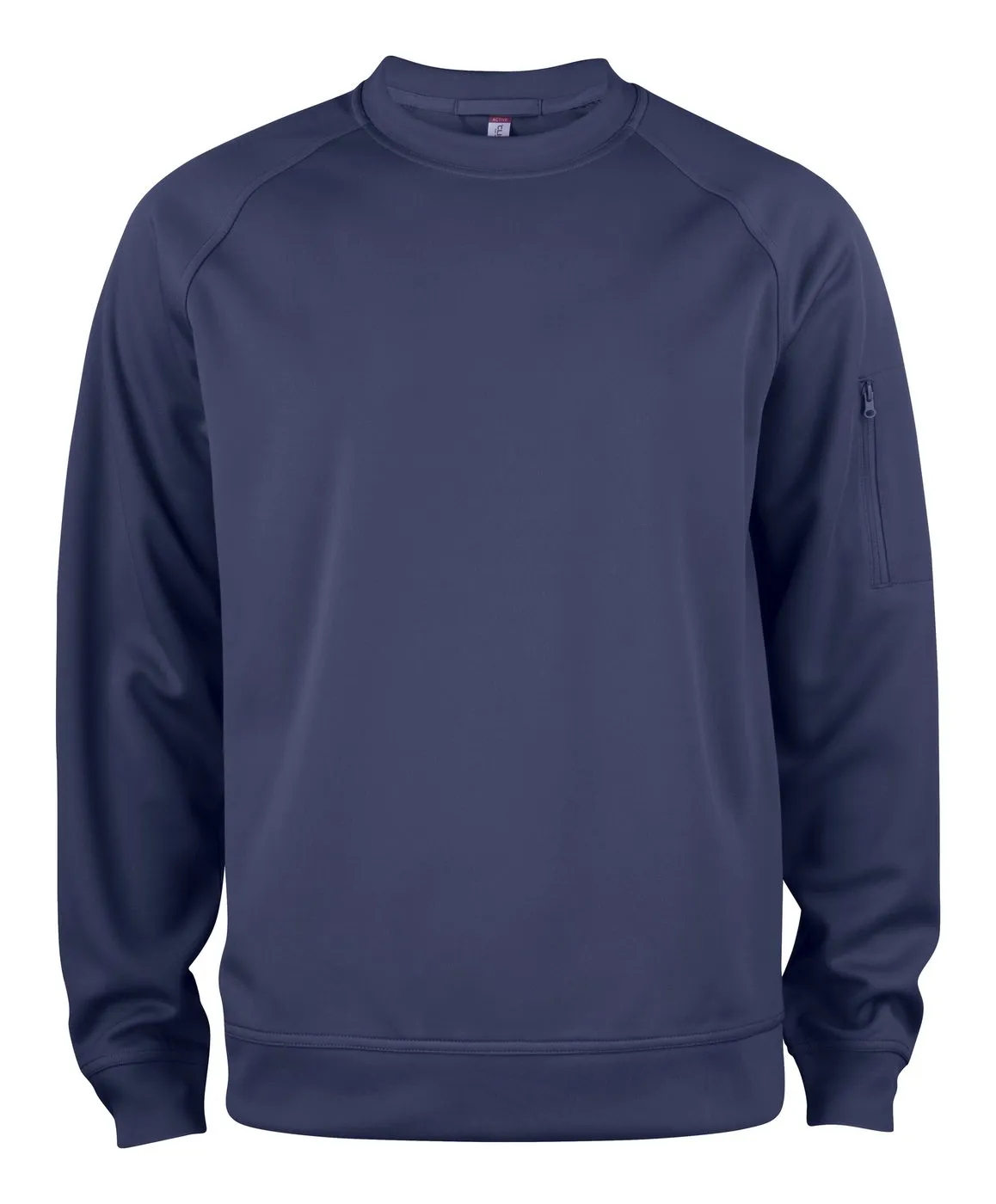 Heren Sweater Clique Basic Active 021010 in Heren Sweater Clique Basic Dark Navy