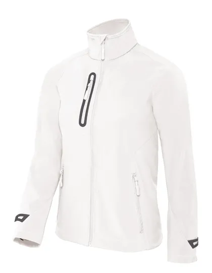 Dames Softshell Jas B&C X-LITE JW938 in Dames Softshell Jas B&C X-LITE JW938 wit
