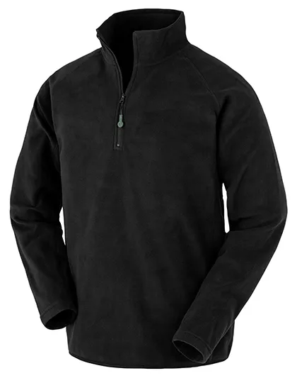 Heren Fleece Sweater Recycled Result R905X in Heren Fleece Sweater Recycled Result R905X Zwart