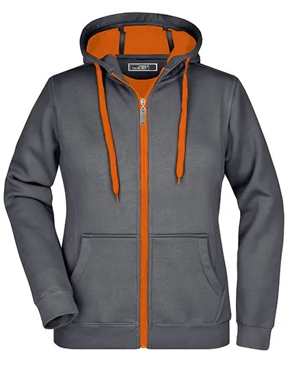 Ladie's Doubleface Jacket Daiber JN354 in Ladie's Doubleface Jacket Daiber JN354 - Carbon - Orange