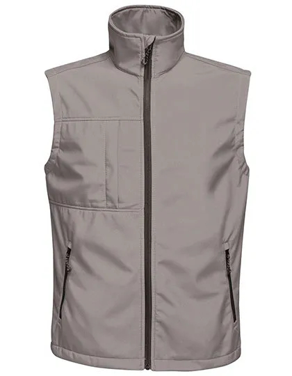 Heren Softshell Bodywarmer Octagon II Regatta TRA848 in Softshell Bodywarmer Octagon II Regatta TRA848 Seal Grey-Black