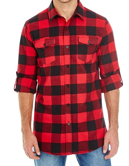 Overhemd Lange mouwen Burnside 8210 productfoto