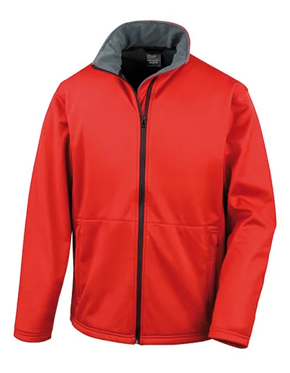 Heren Softshell jas Result R209M Result in Heren Softshell jas Result R209M Result rood