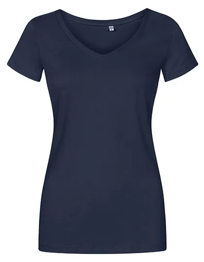 Dames T-shirt Promodoro V-Neck 1525 in Dames T-shirt Promodoro V-Neck 1525 - French Navy