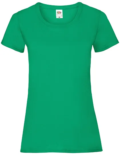Dames T-shirts fruit of the loom value weight 61-372-0 in Dames T-shirts fruit of the loom value weight 61-372-0 - Kelly Green
