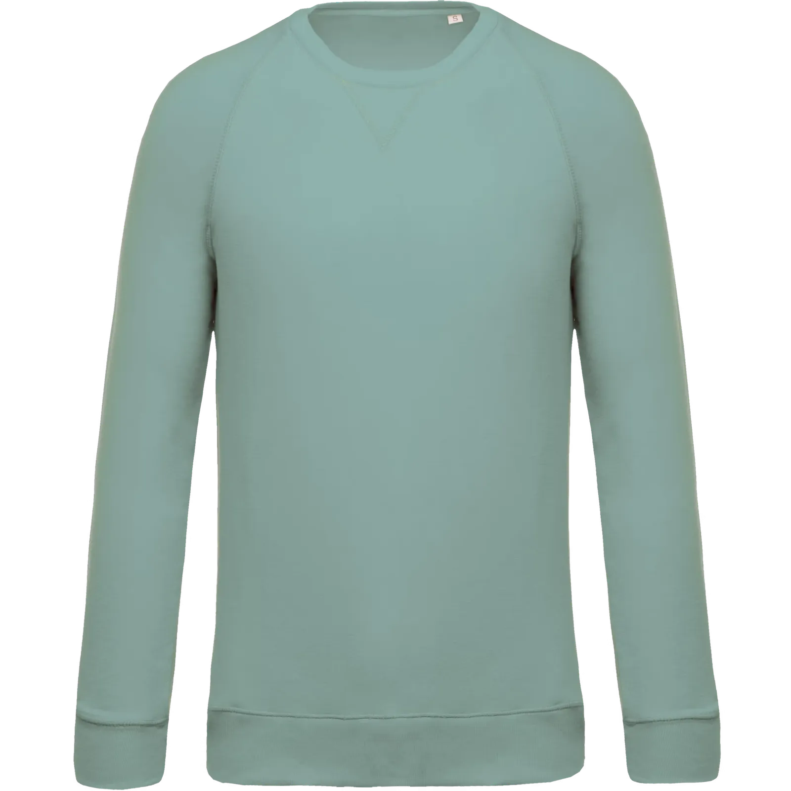 Heren Sweater Kariban BIO raglanmouwen K480 in Heren Sweater Kariban BIO raglanmouwen K480 Sage