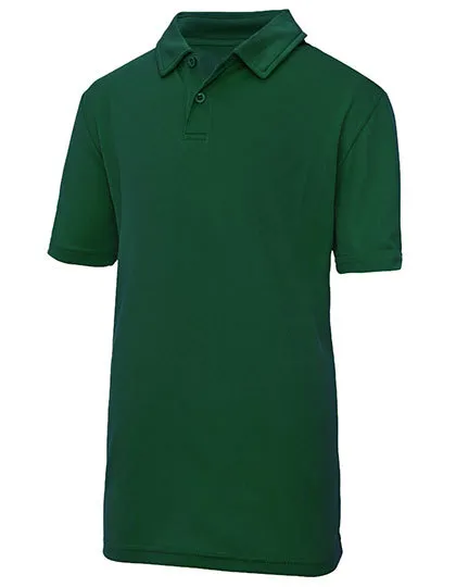 Kinder Polo AWDis Cool JC040J in Kinder Polo AWDis Cool JC040J Bottle Green