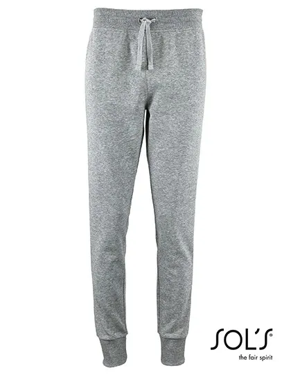 Dames Joggingbroek slim Fit Sol's 02085 in Grey Melange