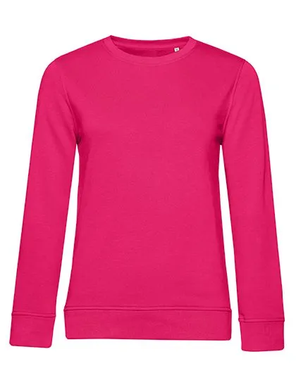 Organische Dames Sweater B&C  Inspire Crew Neck Sweat WW32B productfoto