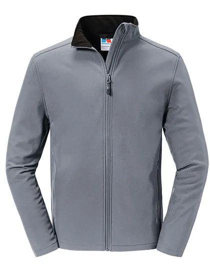 Heren Softshell Jas Russell Essential R-420M-0 in Heren Softshell Jas Russell Essential R-420M-0 Iron Grey