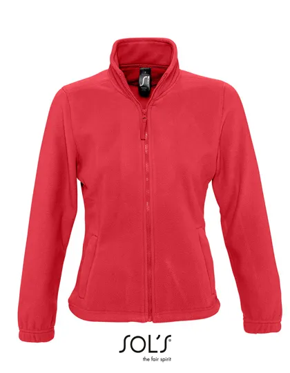 Dames Fleece Vest Sols North 54500 in Dames Fleece Vest Sols North 54500 Rood