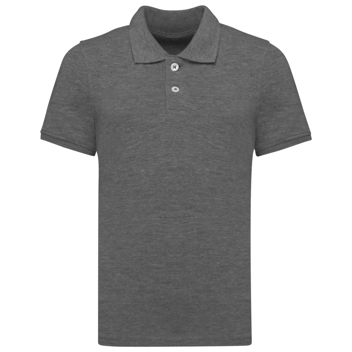 Kinder Polo Kariban Organic K2029 in Kinder Polo Kariban Organic K2029 GREY HEATHER
