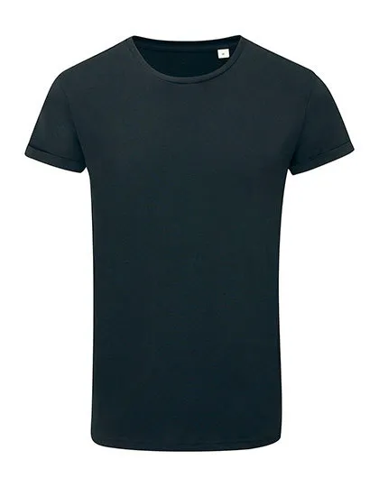 T-shirt Mantis Organic Roll Sleeve T M80 in T-shirt Mantis Organic Roll Sleeve T M80 - Black