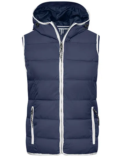 Dames Bodywarmer Daiber JN1075 in Dames Bodywarmer Daiber JN1075 Navy-wit