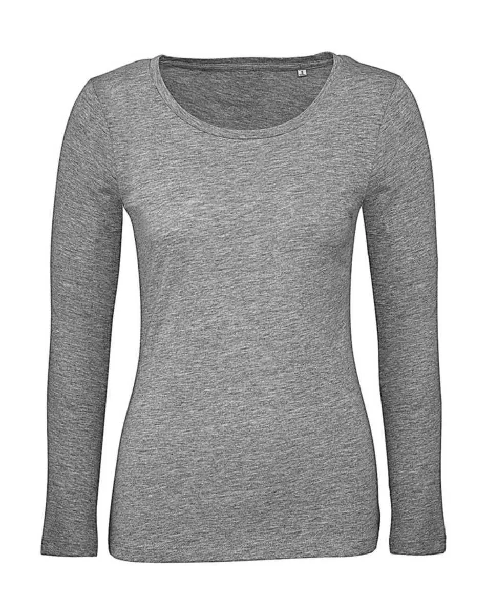 Dames T-shirt Lange Mouw B&C Inspire TW071 productfoto