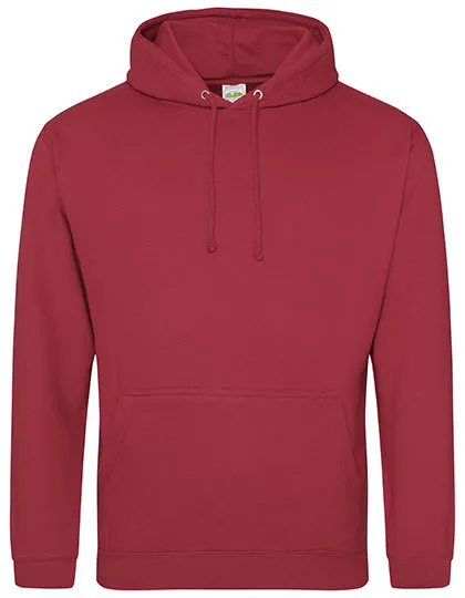 Heren Hoodie College AWDis JH001 in Heren Hoodie College AWDis JH001 Brick Red