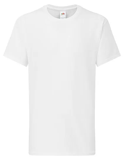 Kinder T-shirt Iconic T fruit of the Loom 61-363-0 in Kinder T-shirt Iconic T fruit of the Loom 61-363-0 - White