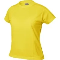 Dames T-shirts Clique Ice T 029335 in Lemon