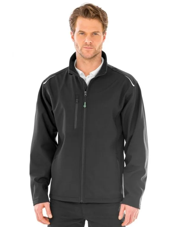 Heren Softshell Jas Result Printable Recycled R900M