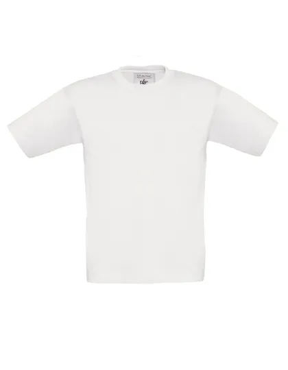 Kinder T-shirts B&C 190 Exact in wit