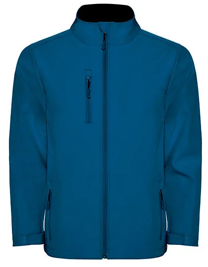 Heren Softshell Jas Nebraska Roly SS6436 in Heren Softshell Jas Nebraska Roly SS6436 Moonlight Blue