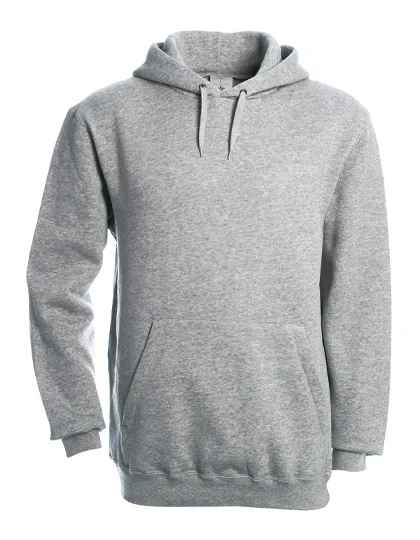 Hooded sweater B&C WU620 in Hooded Sweater B&C heather grey