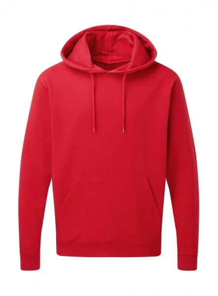 Heren Hooded Sweater SG27 in Heren Hooded Sweater SG27 Red