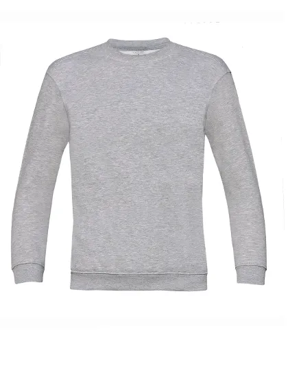 Kinder Sweaters B&C set in WK680 in Kinder Sweaters B&C set in WK680 heather grey