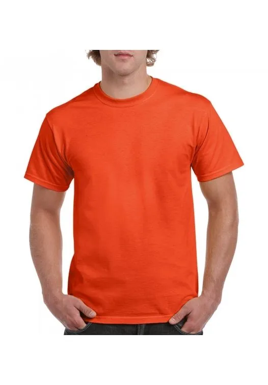 Goedkope Oranje T-shirts Gildan sofstyle 64000 productfoto