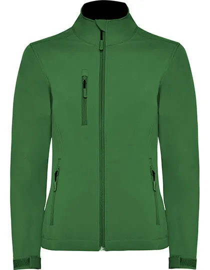 Dames Softshell Jas Nebraska Roly SS6437 in Bottle Green