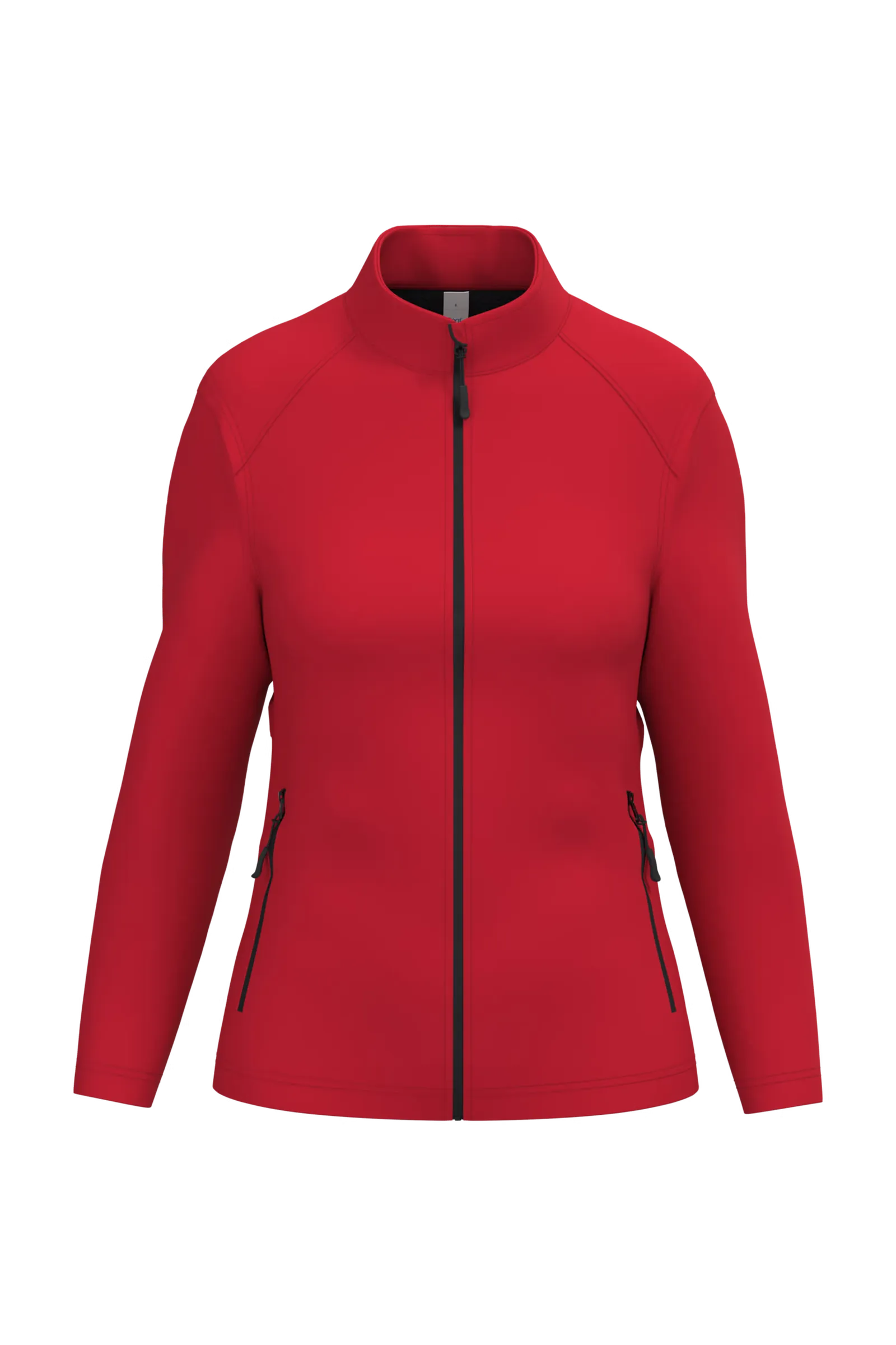 Goedkope Dames Softshell Jas iDeal Basic Brand IB411 in Goedkope Dames Softshell Jas iDeal Basic Brand Rood
