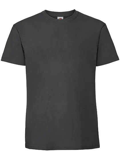 Heren T-shirt Ringspun Premium Fruit of the loom 61-422-0 in Heren T-shirt Ringspun Premium Fruit of the loom 61-422-0 - Light Graphite