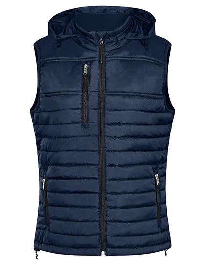 Dames Hoodie Bodywarmer HRM 1302 in Dames Hoodie Bodywarmer HRM 1302 Navy