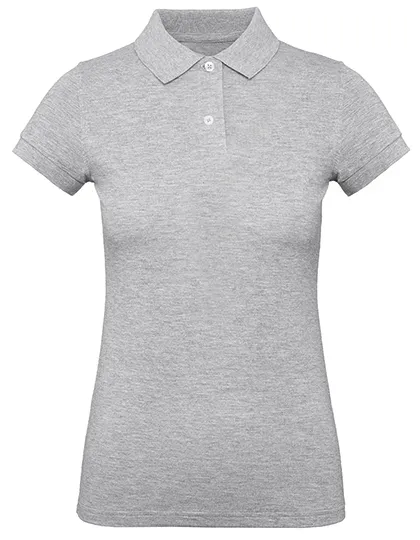 Dames Polo B&C Inspire PW440 in Dames Polo B&C Inspire PW440 - Heather Grey