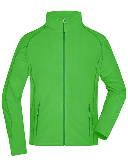 Heren Fleece Vest Daiber JN597 in Heren Fleece Vest Daiber JN597 Groen-Donker Groen