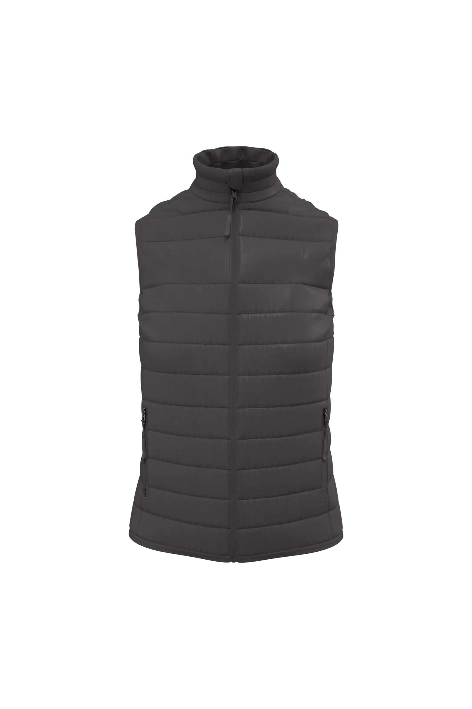 Dames Bodywarmer gewatteerd iDeal Basic Brand IB6173 in Dames Bodywarmer gewatteerd iDeal Basic Brand IB6173 DARK GREY