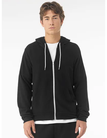 Hoodie Sweater Met Rits Bella Unisex Poly-Cotton 3739